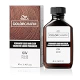 COLORCHARM Permanent Liquid Hair Color for Gray Coverage| 6W Praline | 1.4 Fl Oz