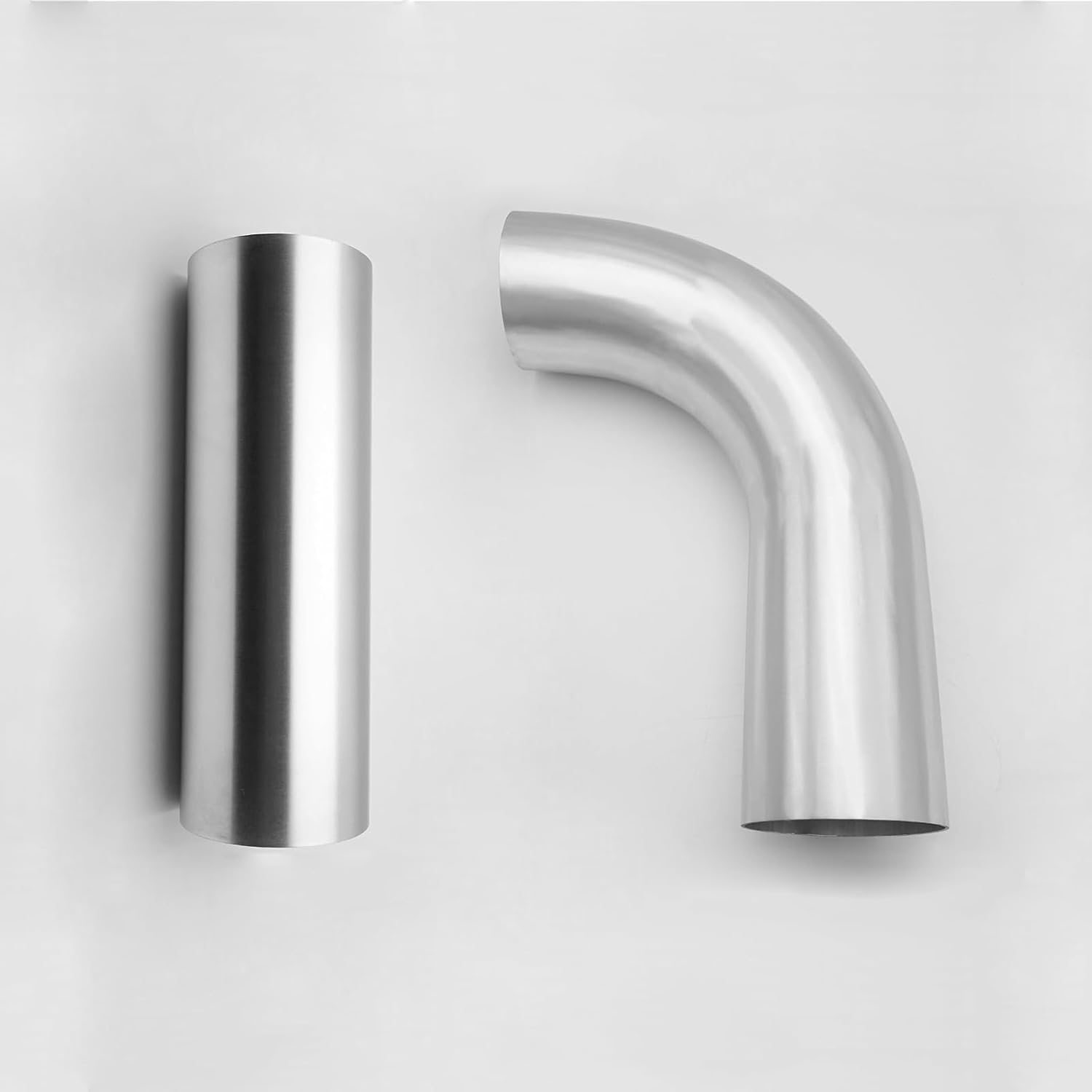 AC PERFORMANCE 4" (102mm) OD Straight and 90 Degree 6061 Aluminum Pipe Tube Intercooler Pipe High Class Brushed Treatment Air Intake Tube