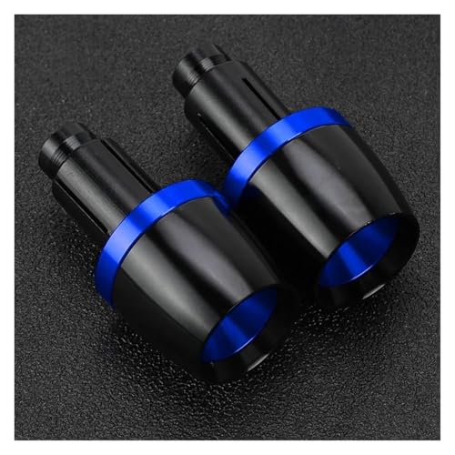 Tapa de extremo del manillar para Suzuki GSR 600 750 400 en color azul anodizado