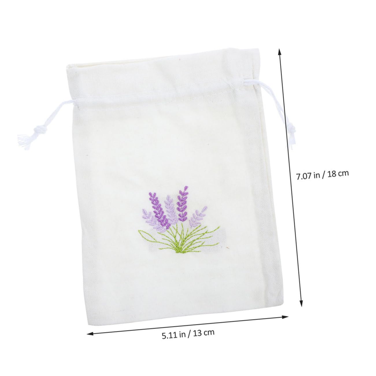 SOLUSTRE Lavender Sachet Bags Empty Drawstring Cotton Pouch for Wedding Favors Aromatic Sachets for Home Travel and Special Occasions