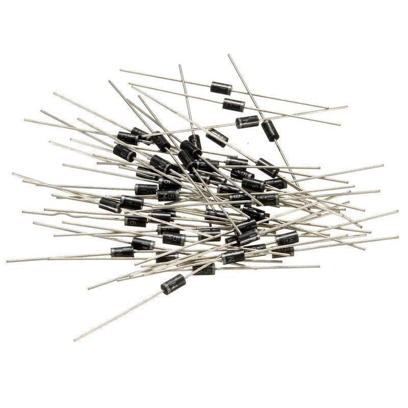 50PCS 1N5819 1A 40V Schottky Barrier Diode Electronic Semiconductor Device SBD Assortment Kit