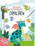  Ruckzuck weggewischt! Drachen: Rätseln mit abwischbarem Stift  Rätselheft zum Immer-wieder-Lösen für Kinder ab 4 Jahren