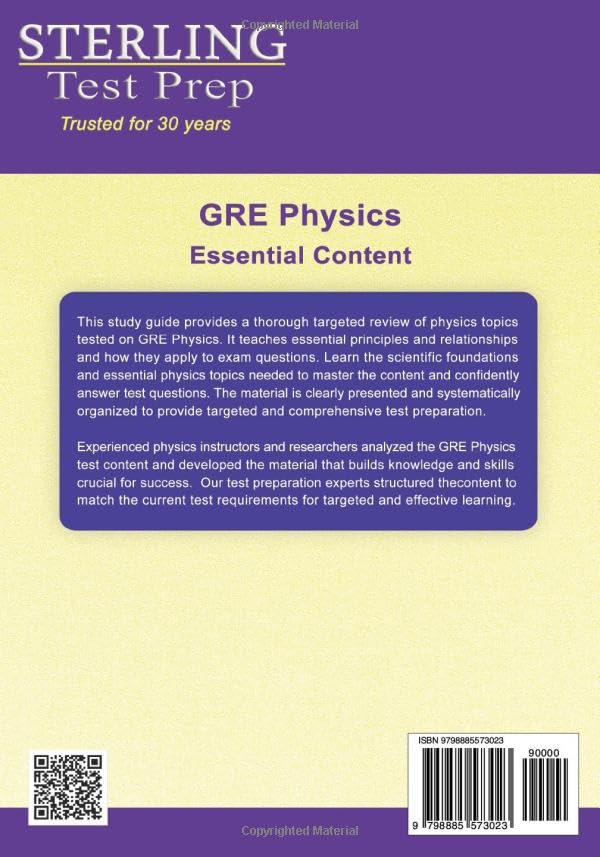 GRE Physics Essential Content: Comprehensive Review for GRE Physics Subject Test - Image 2