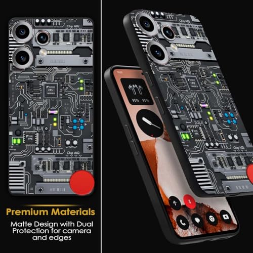 Image of Printed Matte Back Cover for CMF by Nothing Phone 2 Pro 5G / CMF Phone 2 Pro 5G, Camera Bump Protection, Soft, Silicon, Flexible -BK022