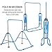 RELIANCER Expandable Gymnastics Bars Junior Training Bar Adjustable Height Gymnastic Horizontal Bars Children Folding Training Monkey Bars Child Gym Climbing Tower Kip Balance Bar for Kids Gymnasts