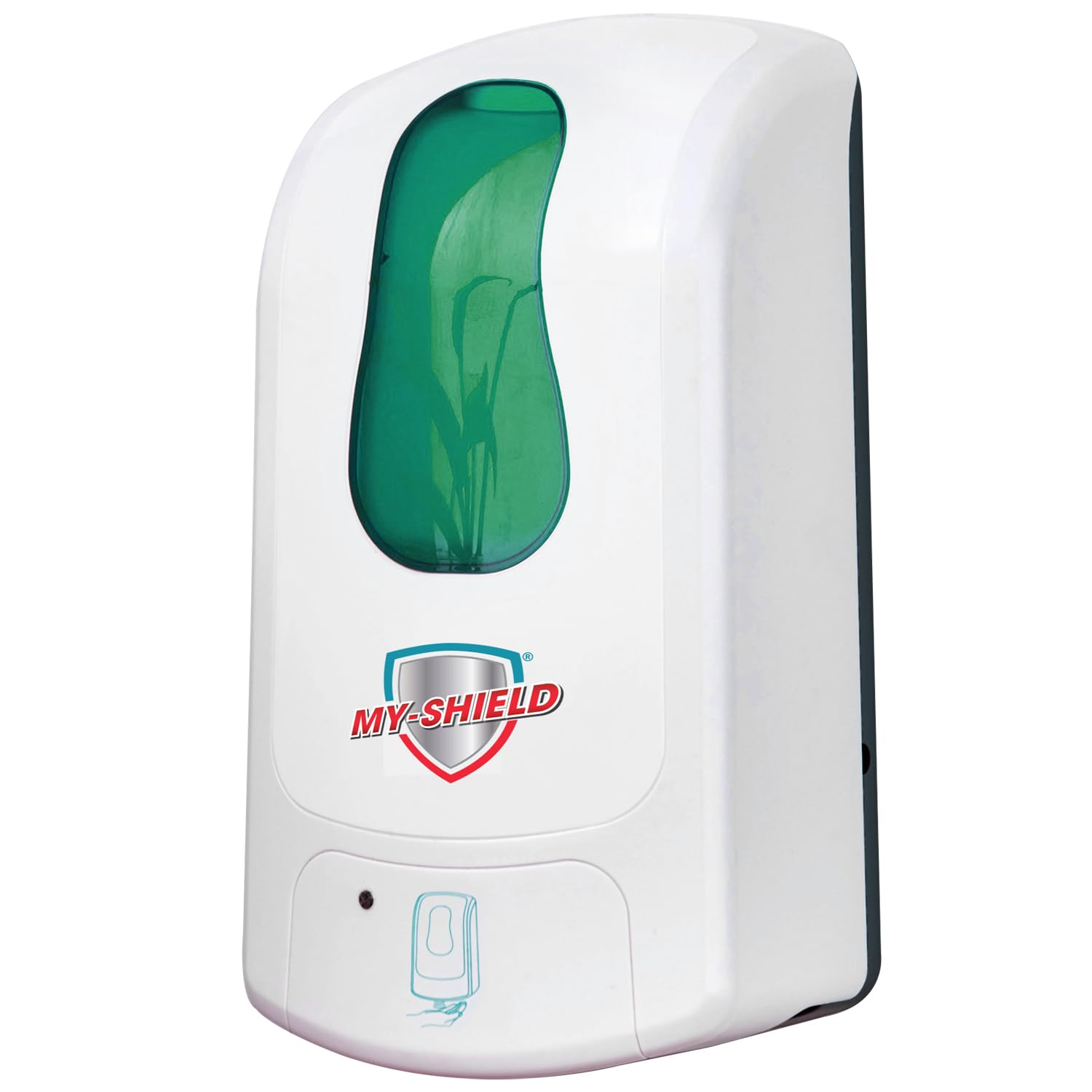 The My-shield® automatic hand sanitizer & sanitizing soap dispenser