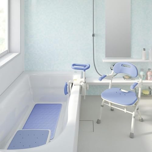 アロン化成 安寿 折りたたみシャワーベンチ FS ブルー 2枚目