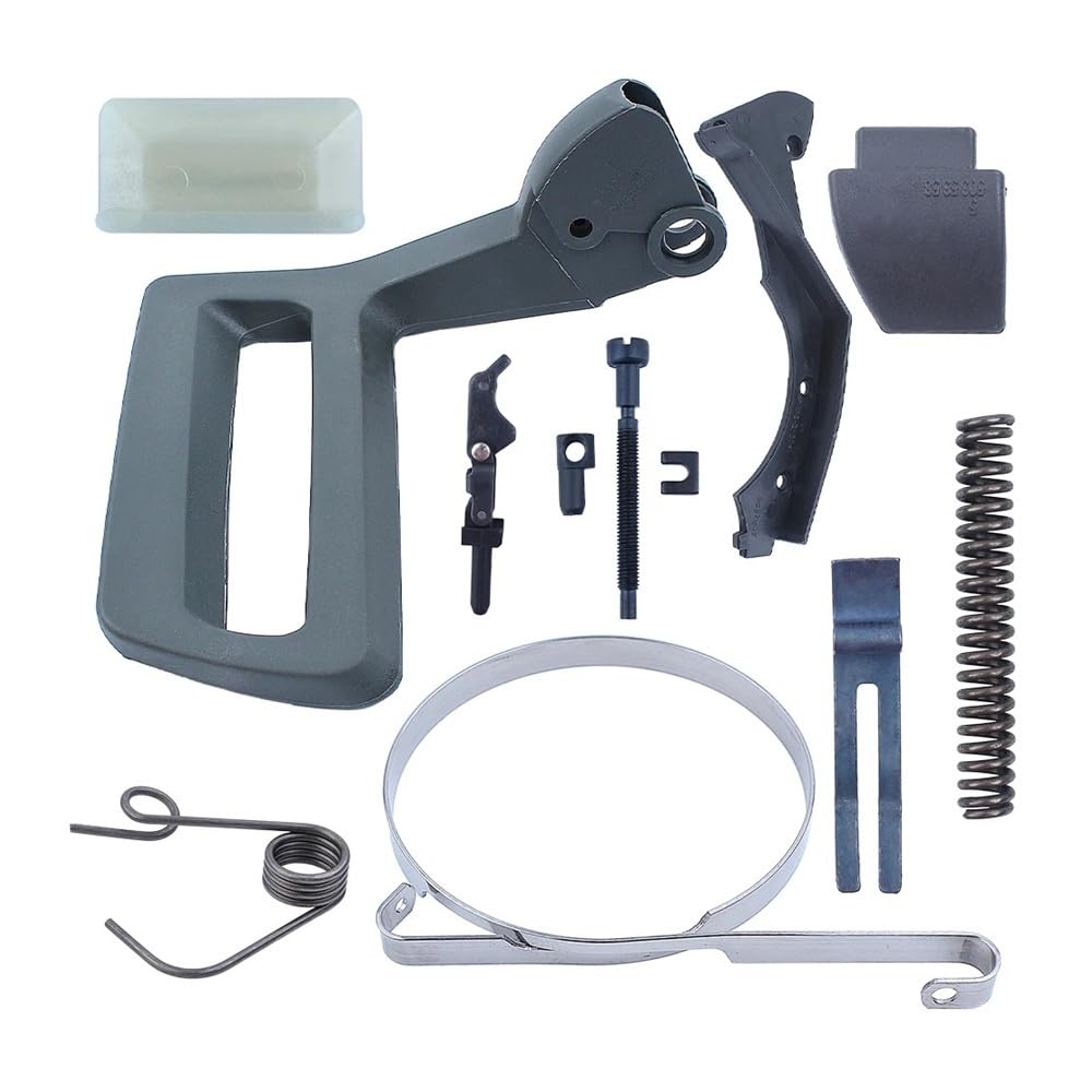 Kit de Protector de manija de Freno de Cadena, Tensor de Banda y Resorte for Motosierra 266, 268 y 272