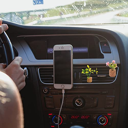 Image of ZOSTLAND Rhinestone Car Decorative Clip,Car Air Fresheners,Metal Vent Clip,Bling Auto Air Vent,Personalized Automotive Interior Decoration Accessories,Auto Decor Gift for Women,Men(4pcs Green)