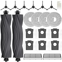 Lot De 24 Accessoires Pour Robot Aspirateur Dreame L10s Ultra Gen 2 L10s Pro Ultra Heat L40 Ultra Ae X30 Ultramova E30 Ultra 1 Brosse Principale 6 Sacs A Poussiere 6 Chiffons De Nettoyage 4 95491944