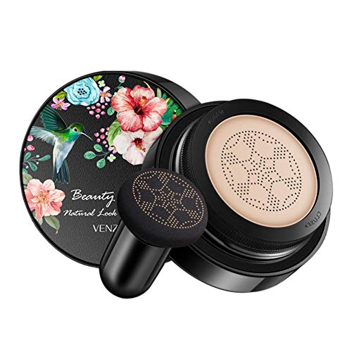 Funfunman Mushroom Air Cushion BB Cream Moisturizing Cover Blemishes Even Skin Tone Bb Cream Makeup Primer (02#)