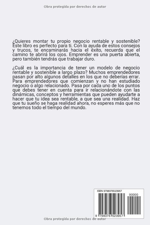 Miniatura 2 de Cómo crear un modelo de negocio rentable El camino hacia el éxito. (Spanish Edition)