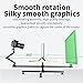 Mcoplus 360 Degree Spinner Professional Photography Turntable, Spin Table Platform Surround Photography 360 Degree Spinner Rotating Camera Slider Video Equipment for Photography, Product Shooting