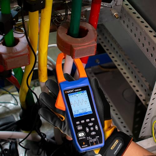 CMS101 OWON Zangenmessgerät Stromzange, 1000A AC/DC Zangenstrommesser 3 IN 1 Funktion Oszilloskop Stromzange mit Buletooth-Aufnahmefunktion