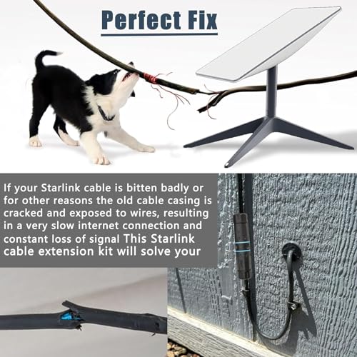 Starlink Cable, 150FT to 225FT Satellite Replacement Extension Cable - Image 3