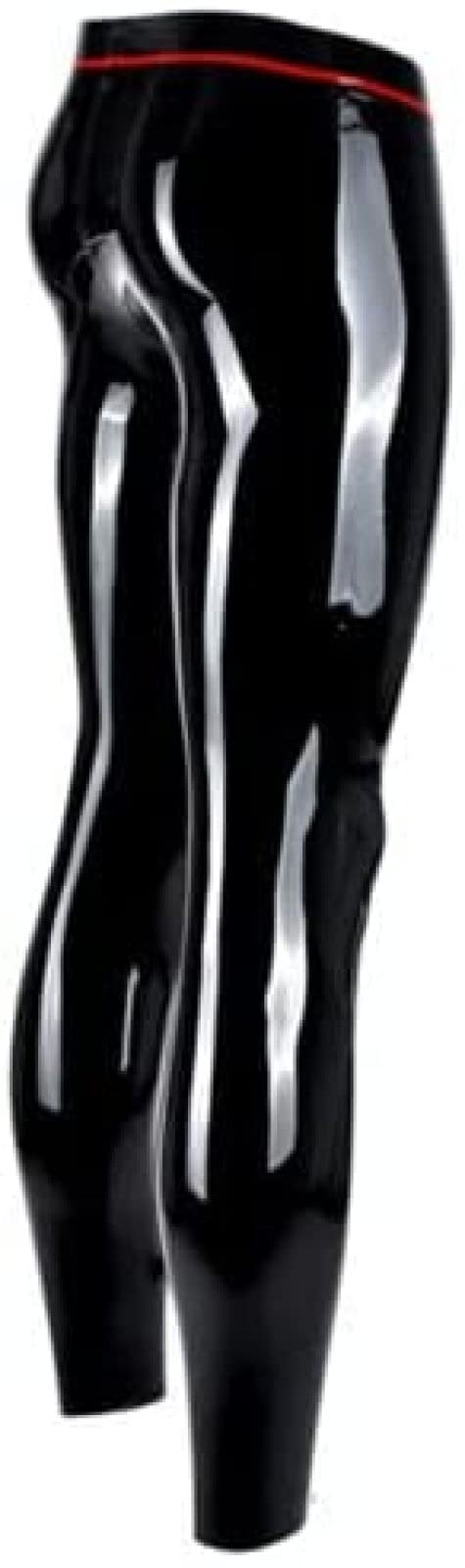 Latex Uomo Pantaloni Con Rifiniture Fori Ad Anello Leggings Skinny In Lattice,personalizzare,medio
