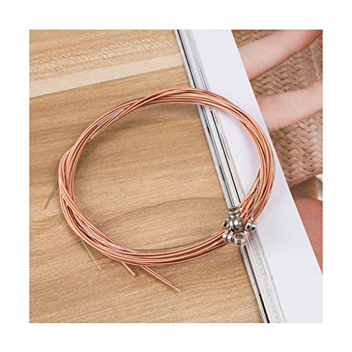 Leimezsty 6 Pcs, Guitar Strings Metal String, For Acoustic Folk Classical Guitar #TOP5