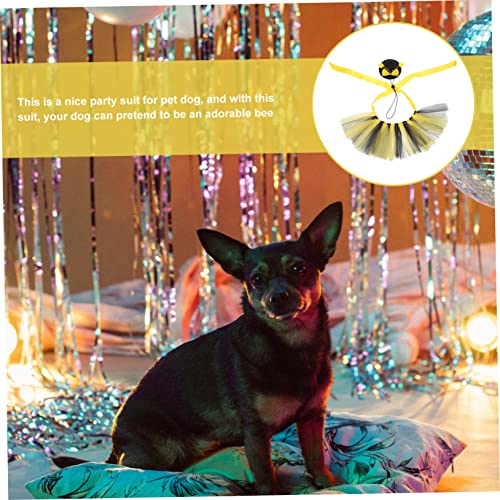 Disfraz Abeja para Perro Pequeño Conjunto de Halloween miniatura 4