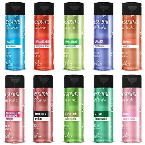 Espuma Para Banheira Hidromassagem 10 Unidades Sortidas