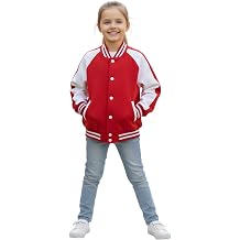 A2Z 4 Kids Girls Boys Varsity Jacket Baseball Coat Age 2-13 Years