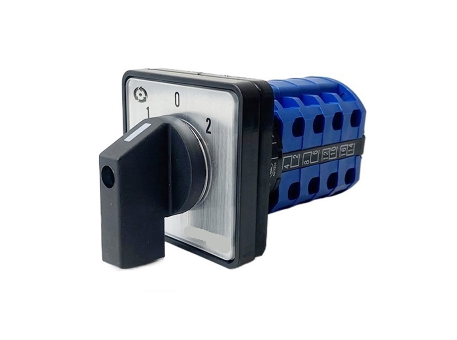 Commutatore Elettrico a camma rotativa con commutatore Elettrico a 4 Poli 20A 2/3/4/5 Posizioni contatti Argento YMW26 LW26-20/4 (Size : 0-4)
