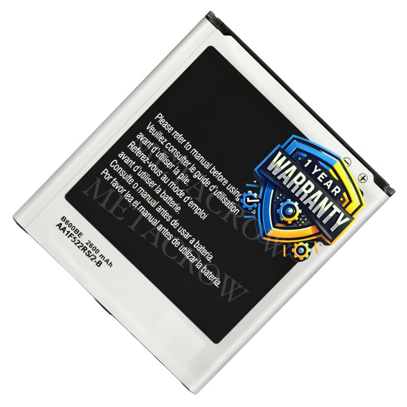 Image of Original B600BC Battery Compatible for Samsung Galaxy S4 - (2600mAh) - 1 Year Warranty JK1