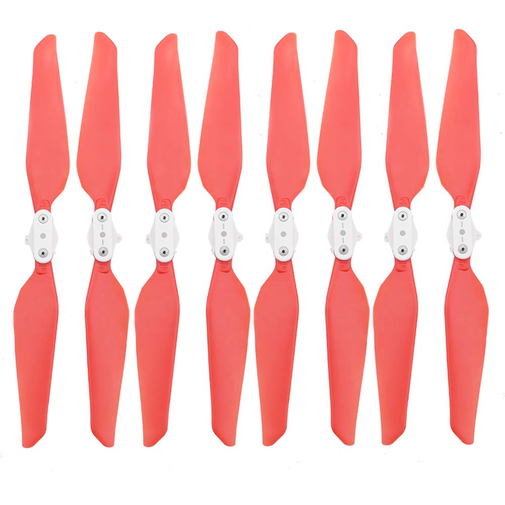 2/4/8 szt. składane rekwizyty z szybkim uwalnianiem/pasują do ostrzy FIMI X8 SE 2020/pasują do śmigieł prosa akcesoria Quadcopter zapasowe śmigło (kolor: 8 szt. czerwony)