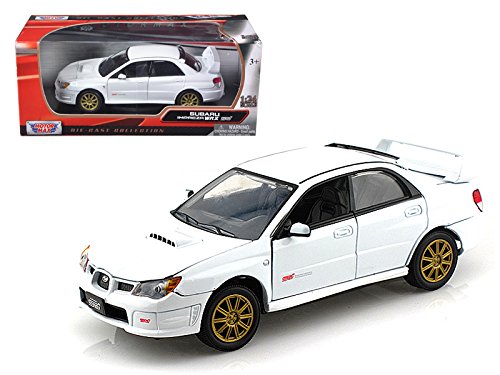 StarSun Depot Subaru Impreza WRX STI White 1/24 Car Model by Motormax