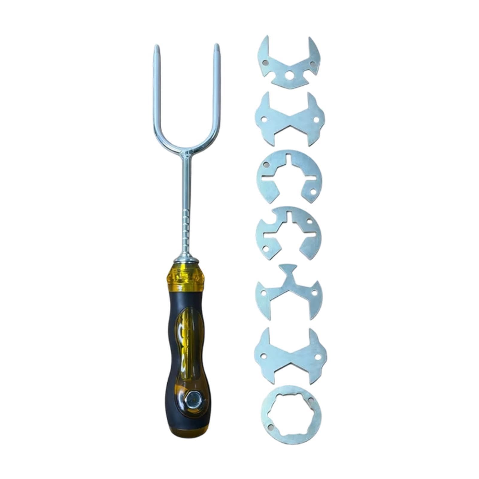 F Fityle Llave de fregadero, herramienta de fontanero, herramienta manual profesional, llave universal resistente para grifo debajo del fregadero, para