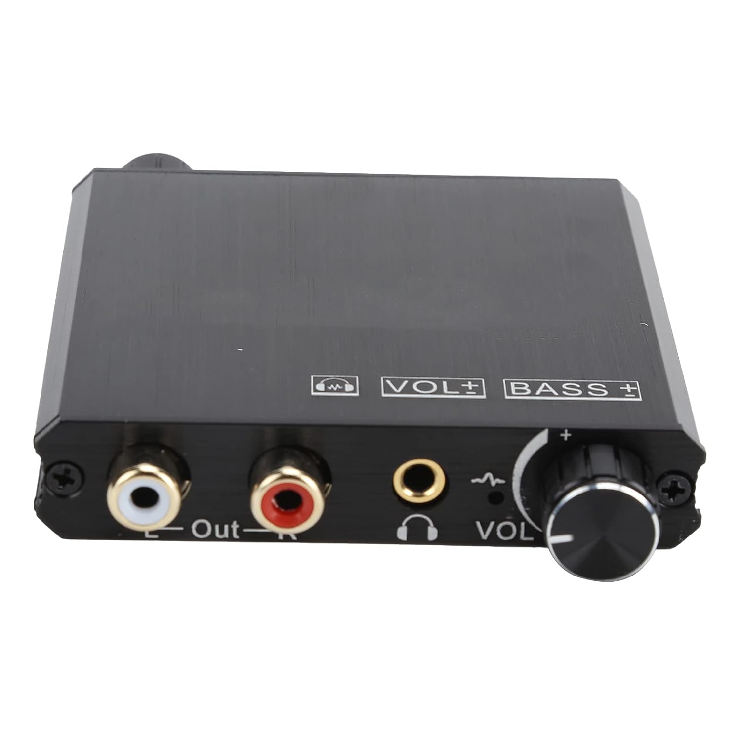Professional Audio DAC, Digital to Analog Audio Converter, Metal Shell, 192kHz Sampling Rate, Volume Control, Multi Device Connection, 3.5mm Outputs