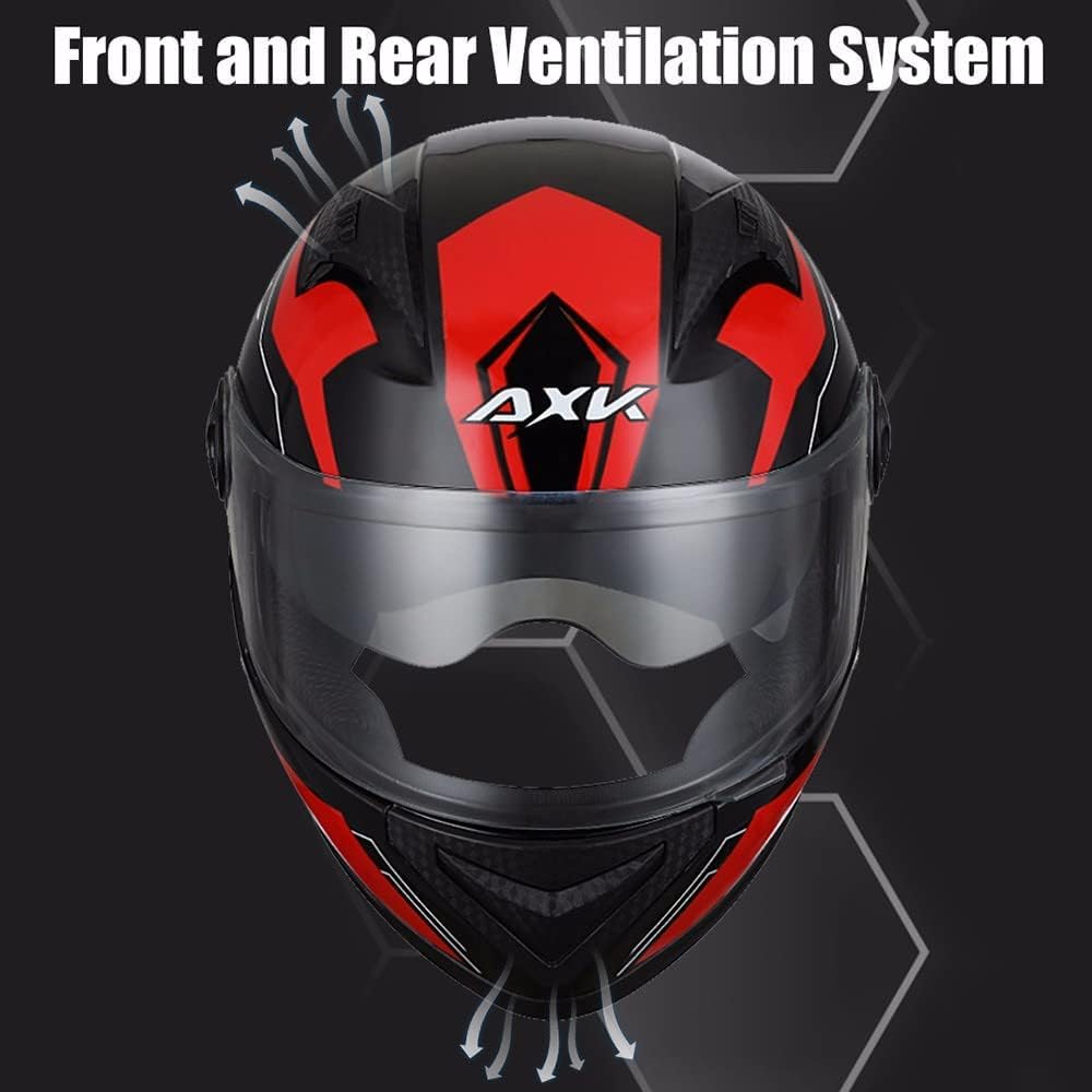 Motorradhelm Damen Herren Full Face Helm Retro Klapphelm DOT/ECE-Zertifizierter Mit Anti-Fog Sonnenblende Helm Motorrad Downhill Helm Mopedhelm Schutzhelm Für Cruiser Chopper,Purple-55~62CM