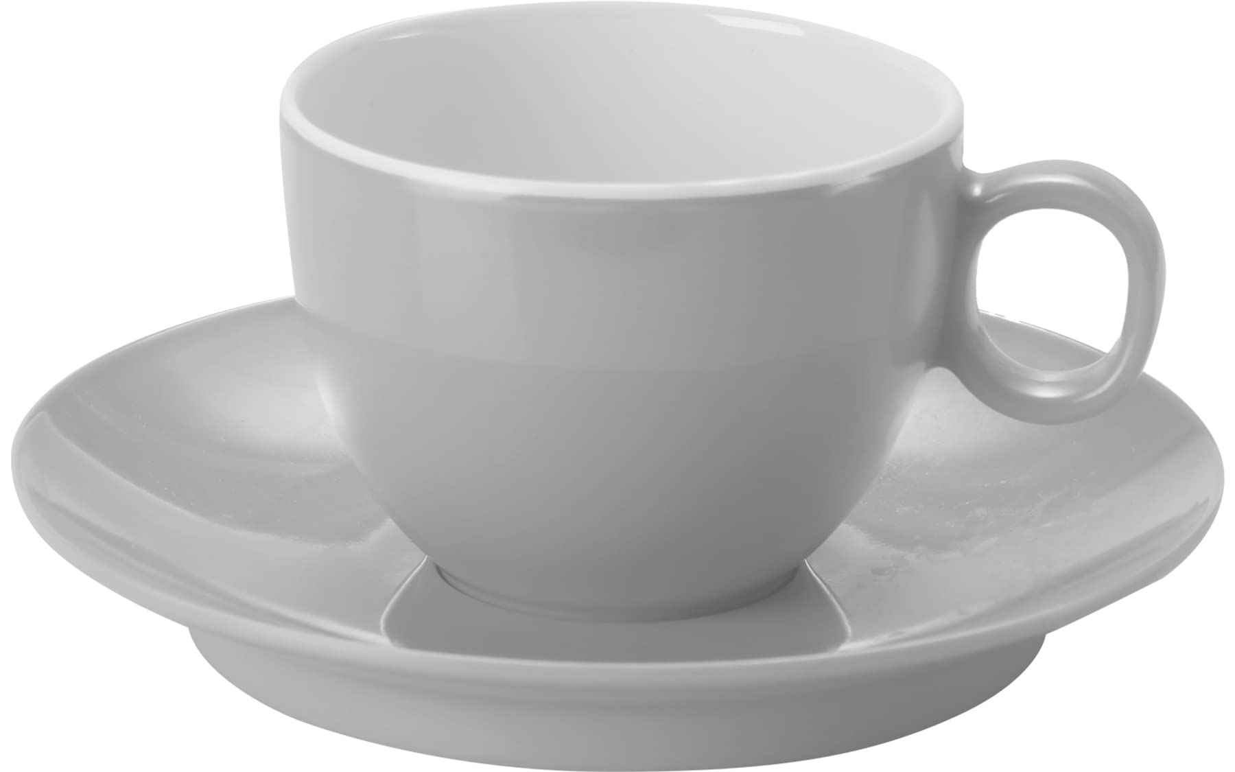 BRUNNER 0830055N.C06 Tazzina Espresso in Melamina 10 Cl, Colore Grigio, Ideale per Campeggio, Camper, Picnic e Casa