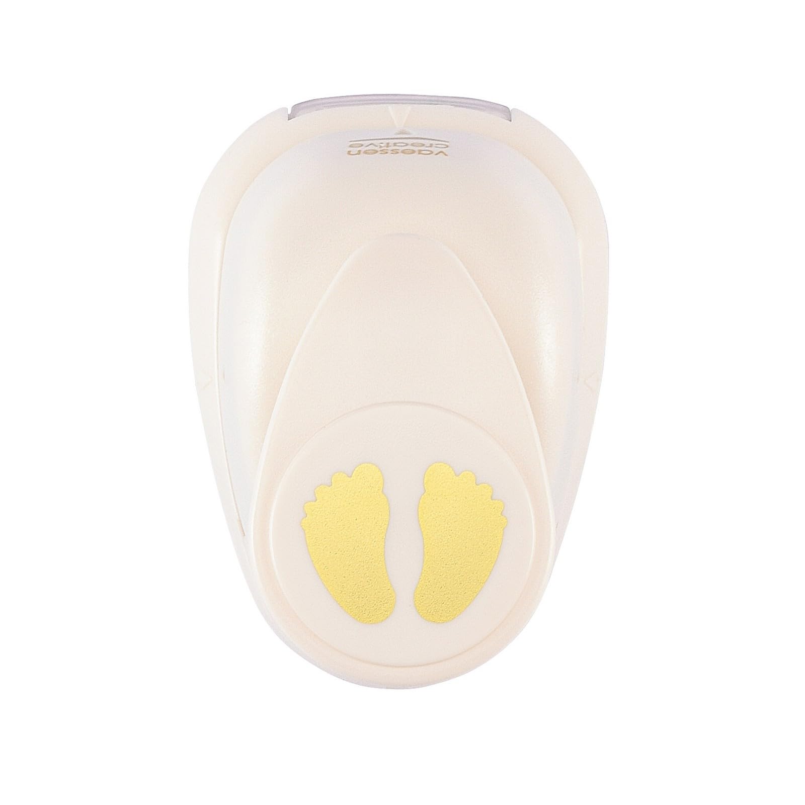 Vaessen Creative Craft Paper Punch - Baby Feet - 1,9 x 2,4 cm - Circle Cutter for Crafting and Card Making