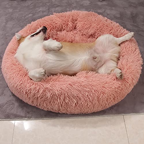 Dog Beds For Medium Dogs Washable 30 Inches Pink Dog Bean Bag Bed Girl Dog Beds For Medium Dogs Fits Up To 45 Lbs Pets Beds For Medium Dog. #TOP5