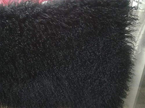 Yingda1992 Genuine Tibetan/Mongolian Lambskin Sheepskin Hide Pelt Throw Area Rug Plate Wool Carpet Real Sheep Fur In Bedroom thumb #5