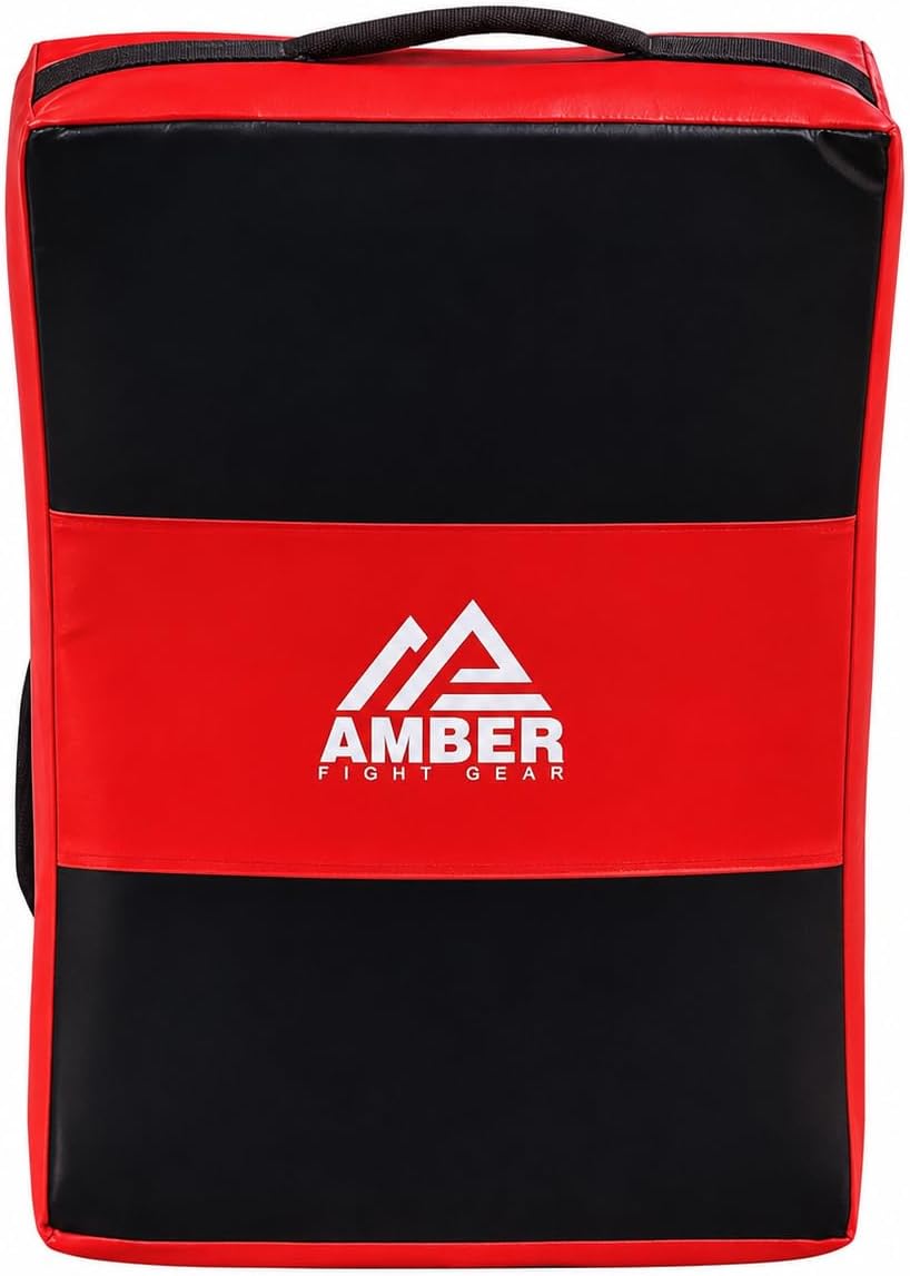 Amber Fight Gear Curved Body Punching Shield Striking Kick Shield for Boxing Punching Pad Muay Thai Training Foot Target Strike Body Shield, MMA, TKD, Martial Arts, Karate Workout 25”x16”x5”