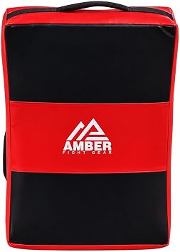 Amber Fight Gear Curved Body Punching Shield Striking Kick Shield for Boxing Punching Pad Muay Thai Training Foot Target Strike Body Shield, MMA, TKD, Martial Arts, Karate Workout 25x16x5