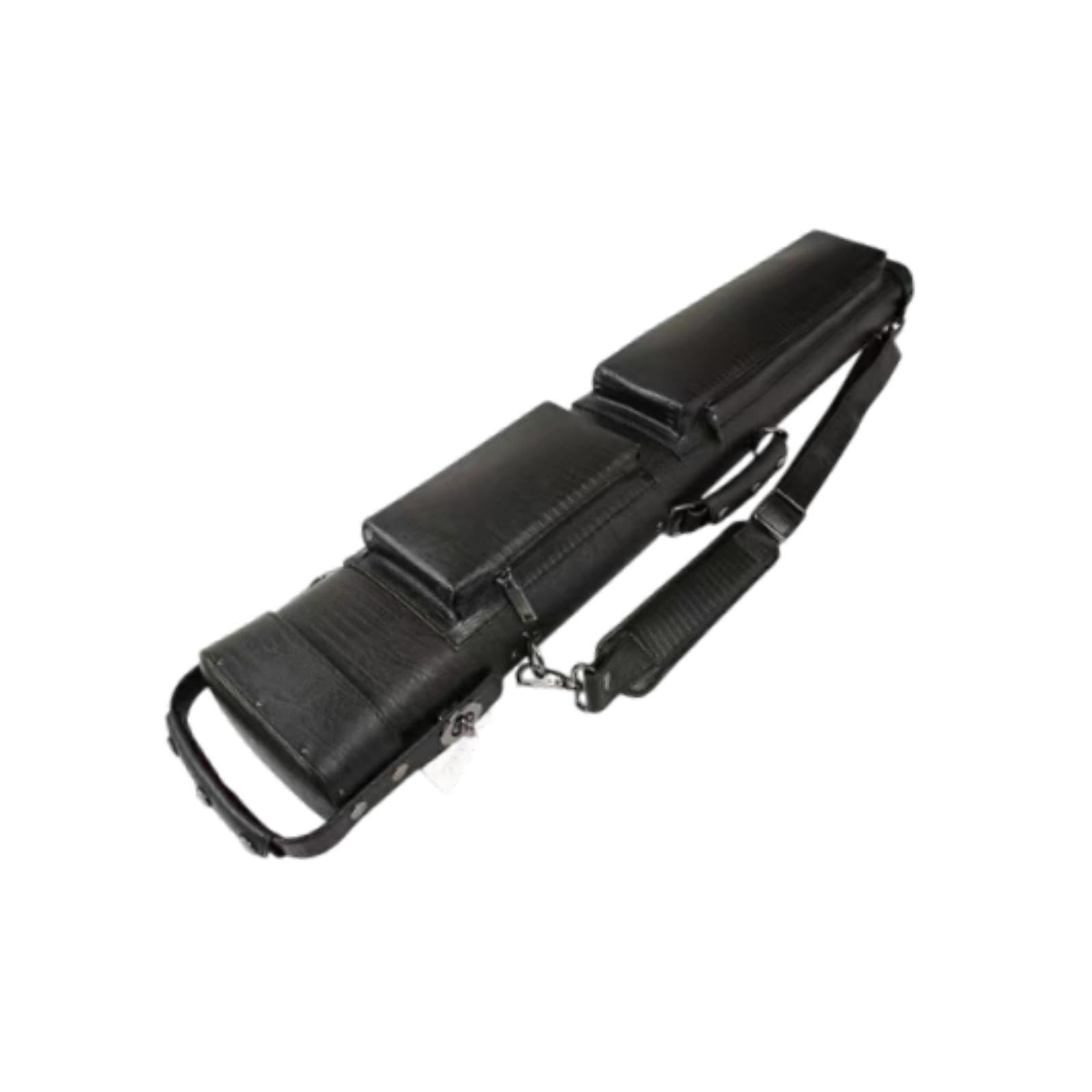 Vaveren Pool Cue Case Billiard Pool Cue Stick Carrying Case PU Leather Velvet Lining Billiards Accessories Portable Protective Pouch