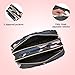 Conair Makeup Bag, Large Double Zip Toiletry and Cosmetic Bag, Perfect Size for Use At Home or Travel, Double Zip Organizer Shape in Blue, Pink and Black Camouflage