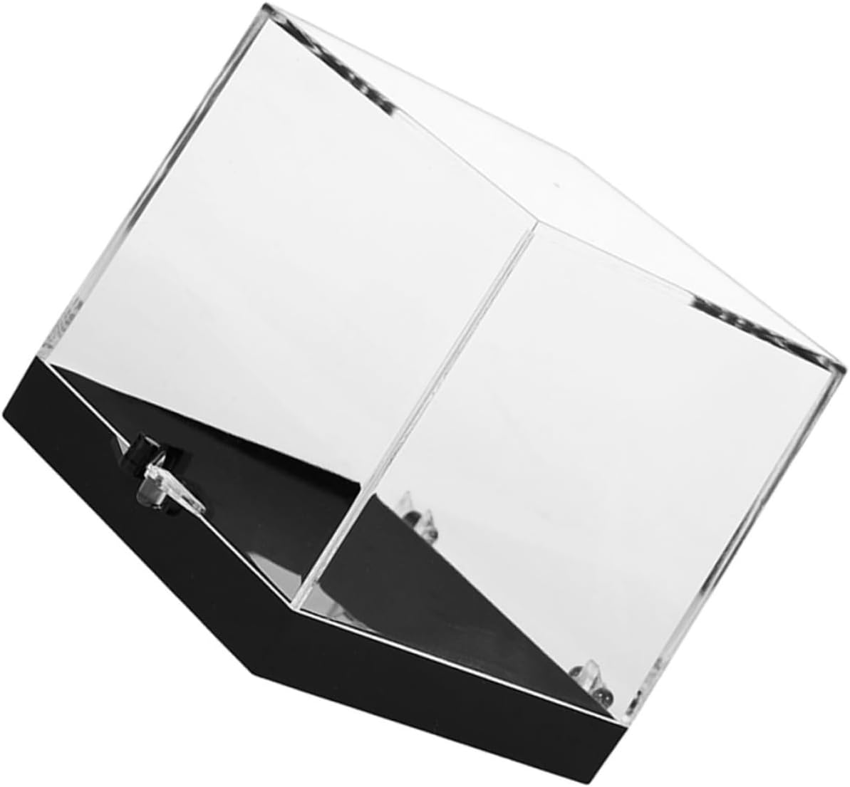 Hemobllo Transparent Mineral Specimen Display Box Elegant Storage Case for Crystals and Stones Lightweight and Drop Resistant for Organizing and Showcasing Mineral Collections