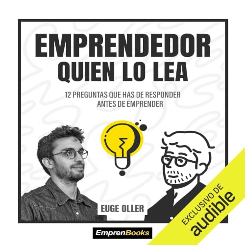 Diseño de la portada del título Emprendedor quien lo lea