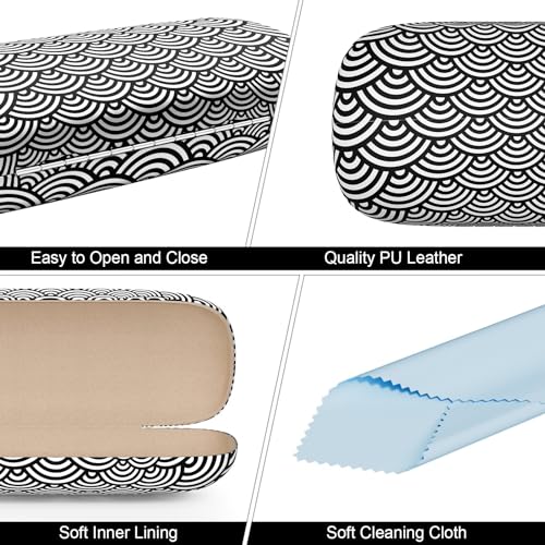 Image of Eyeglasses Case, Hard Shell Protective Case for Glasses, Unisex for Women Men