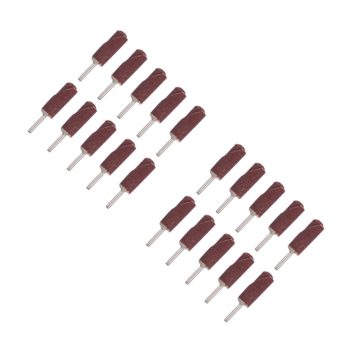 Mikikit 2sets Replacement Flap Wheel Sander Sanding Disc Set Car Sandpaper Disc Easy Install 10pcs*2