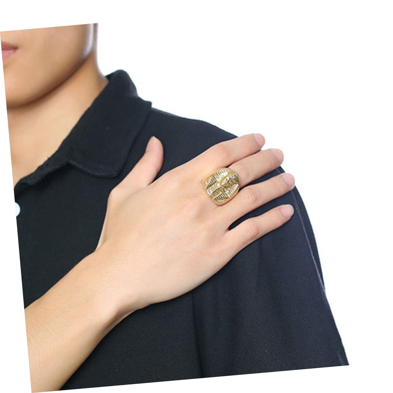 Amazon | [OFFSCH] エジプトのファラオの指輪 ツタンカーメンリング  