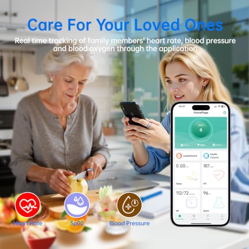 Image of Smart Ring for Women & Men, Health Tracker Ring, Fitness Tracker Ring