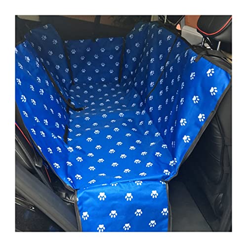 犬用トイレトレー 犬のトイレ 犬ハーネス背もたれペット犬カーシートカバークッションハンモック保護安全(Blue)