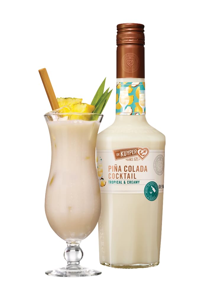 De Kuyper Pina Colada Ready-To-Drink Getränke-Mix für 4 servierfertige Cocktails 14.5% Vol. (0.5L)