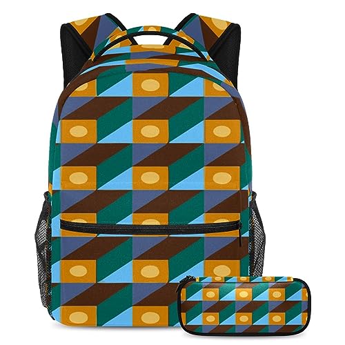 Sac à dos avec trousse ergonomique contre le désordre des écoliers