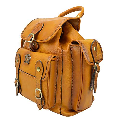 Pratesi Montalbano leather backpack - B346 Bruce (Cognac)2