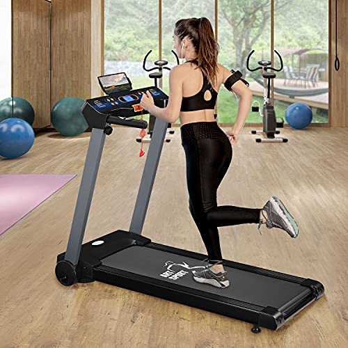 ArtSport Laufband Speedrunner 2500 klappbar - 12 km/h & 12 Programme, LCD Display — Heimtrainer elektrisch 100 kg… – Bild 4